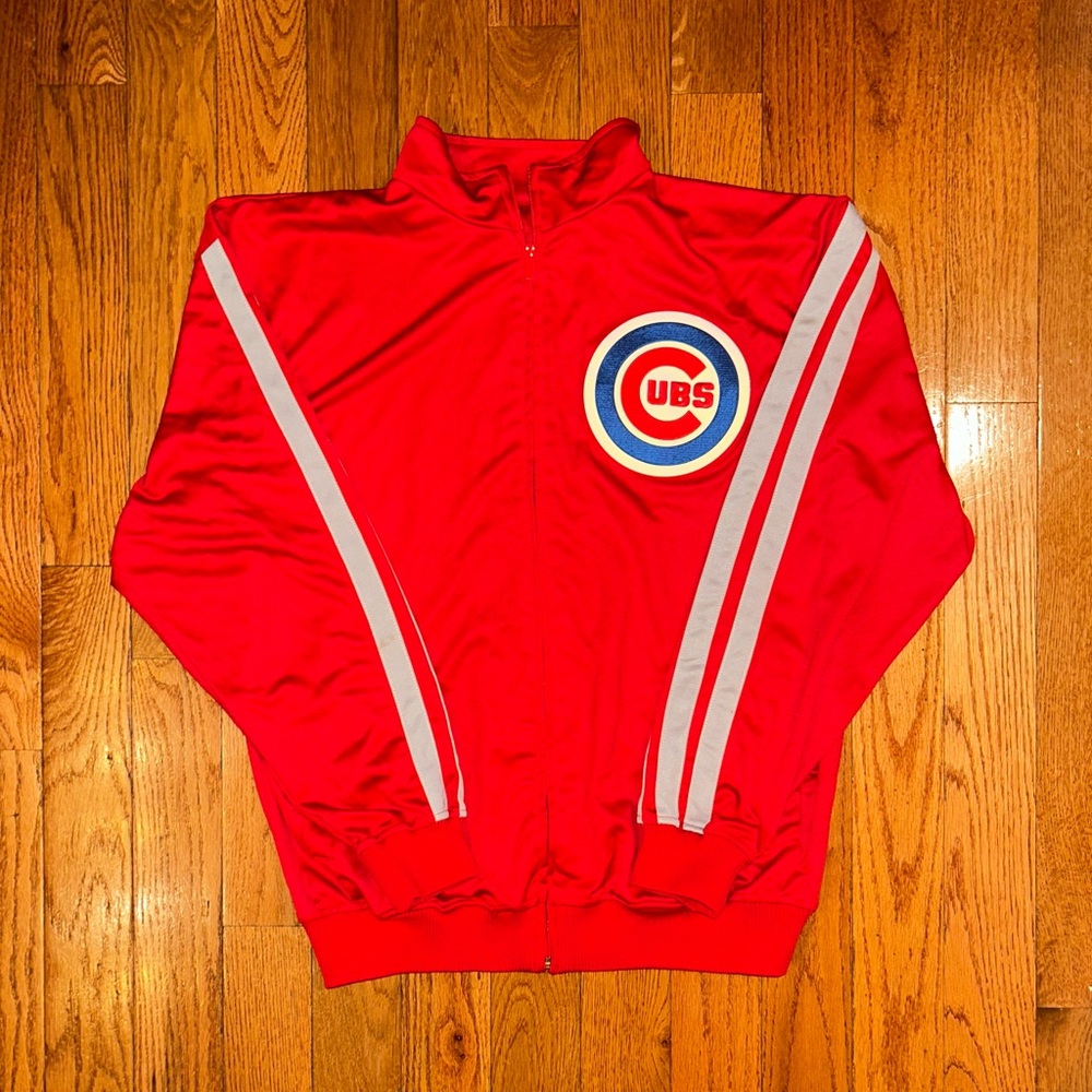 Chicago Cubs Dynasty Track Jacket Size XL